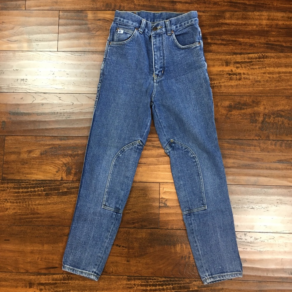 MILLER’S Jeans Boys Size 12 Approx 23x24 Equestrian Pants VINTAGE DENIM